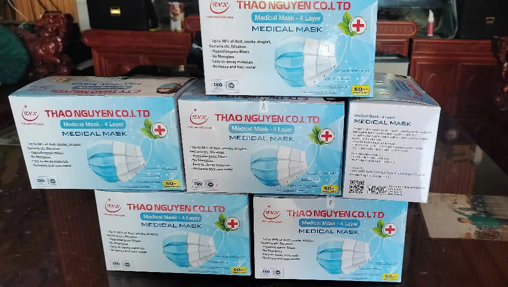 Khẩu trang y tế 4 lớp - Khẩu Trang Y Tế Thảo Nguyên Xanh - Công Ty TNHH Sản Xuất Và Thương Mại Dịch Vụ Thảo Nguyên