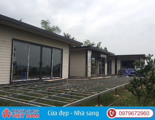 Công trình cửa nhôm Xingfa Thạch Thất, nhà Homestay - Cửa Nhôm Xingfa Glass - Công Ty Cổ Phần Xingfa Glass Việt Nam