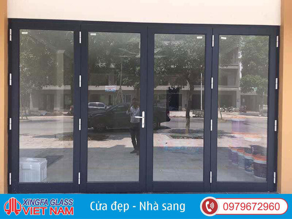 Cửa đi mở quay 4 cánh nhôm Topal - Cửa Nhôm Xingfa Glass - Công Ty Cổ Phần Xingfa Glass Việt Nam