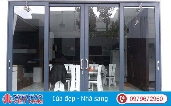 Cửa đi mở trượt 4 cánh nhôm Topal - Cửa Nhôm Xingfa Glass - Công Ty Cổ Phần Xingfa Glass Việt Nam