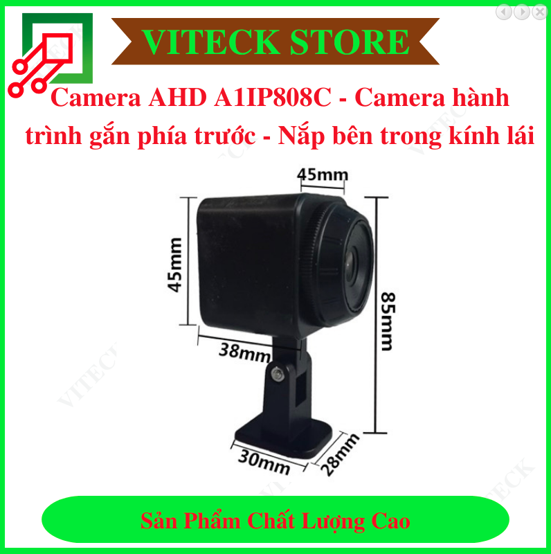 Camera AHD A1IP808C - Camera hành trình gắn phía trước - Thiết Bị An Ninh An Toàn VITECK - Công Ty TNHH Giải Pháp Công Nghệ VITECK