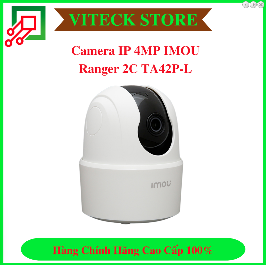 Camera IP 4MP IMOU Ranger 2C TA42P-L - Độ phân giải 4MP - Thiết Bị An Ninh An Toàn VITECK - Công Ty TNHH Giải Pháp Công Nghệ VITECK