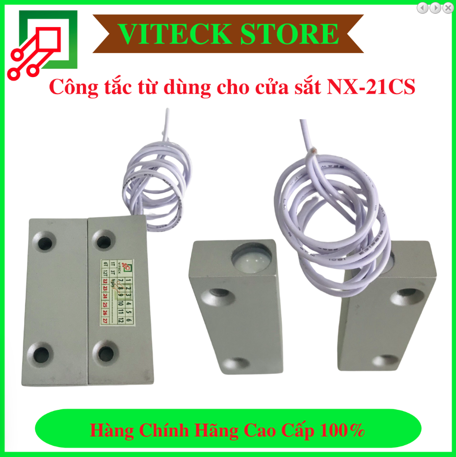 Công tắc từ dùng cho cửa sắt NX-21CS - Kết nối với trung tâm báo động - Thiết Bị An Ninh An Toàn VITECK - Công Ty TNHH Giải Pháp Công Nghệ VITECK