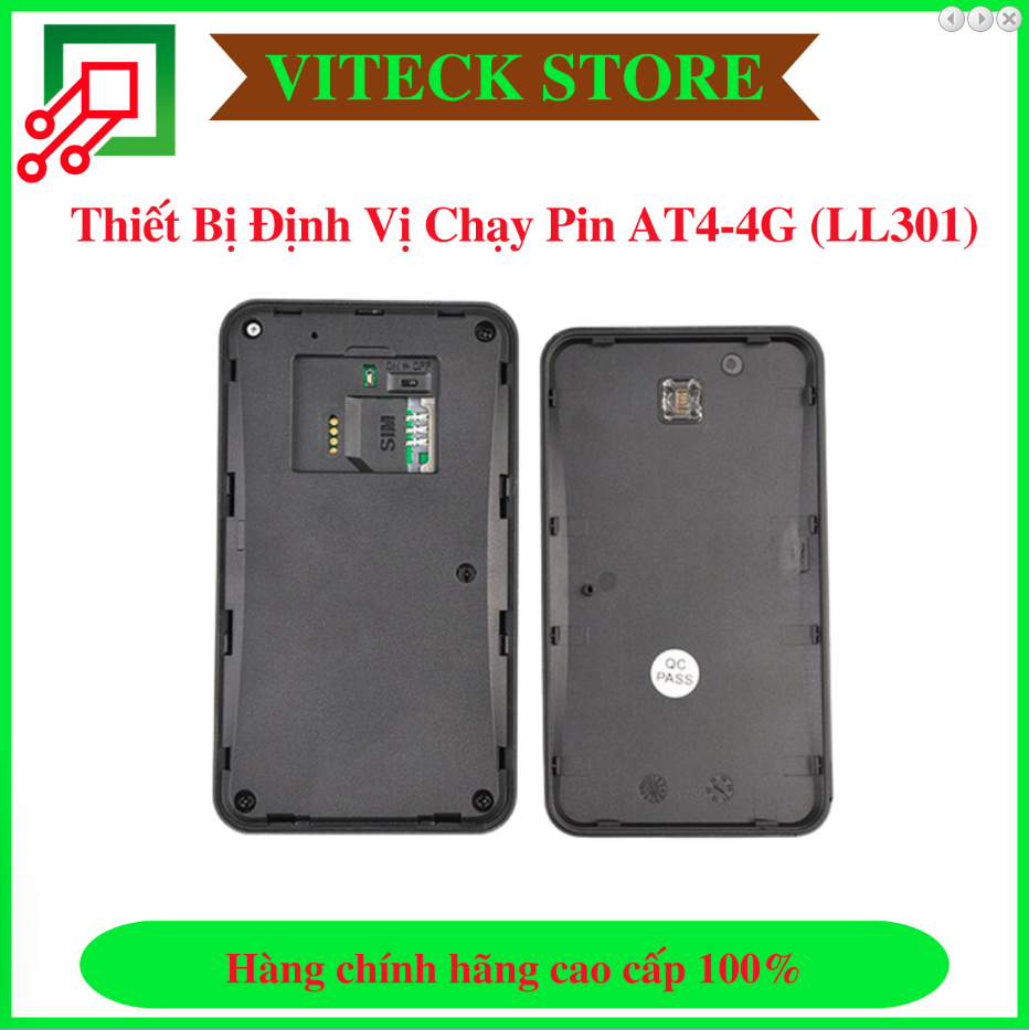 Thiết bị định vị chạy pin AT4-4G (LL301) - Pin khủng 10000mAh - Thiết Bị An Ninh An Toàn VITECK - Công Ty TNHH Giải Pháp Công Nghệ VITECK