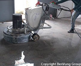Đánh bóng sàn bê tông - Công Ty CP Tập Đoàn Phát Triển Bền Vững