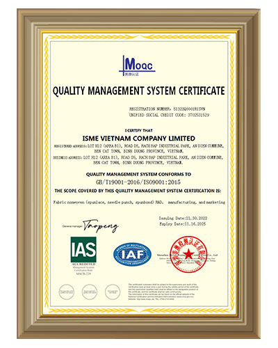 Chứng nhận ISO 9001:2015