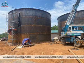 Hệ thống bồn chứa nhà máy phân bón - Bồn Chứa Đức Mạnh - Công Ty TNHH Sản Xuất Và Thương Mại Đức Mạnh
