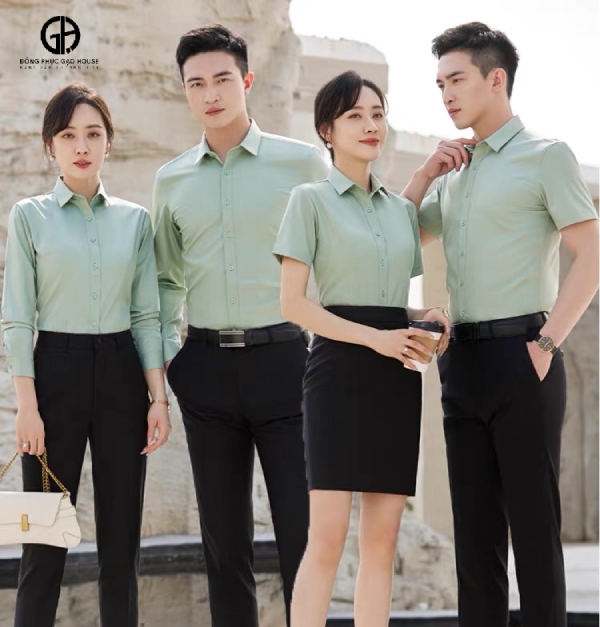 Áo đồng phục công sở, văn phòng - Đồng Phục Gạo House - Công Ty TNHH Đầu Tư Thương Mại An Nhiên