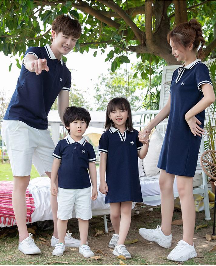 Áo đồng phục gia đình - Đồng Phục Gạo House - Công Ty TNHH Đầu Tư Thương Mại An Nhiên