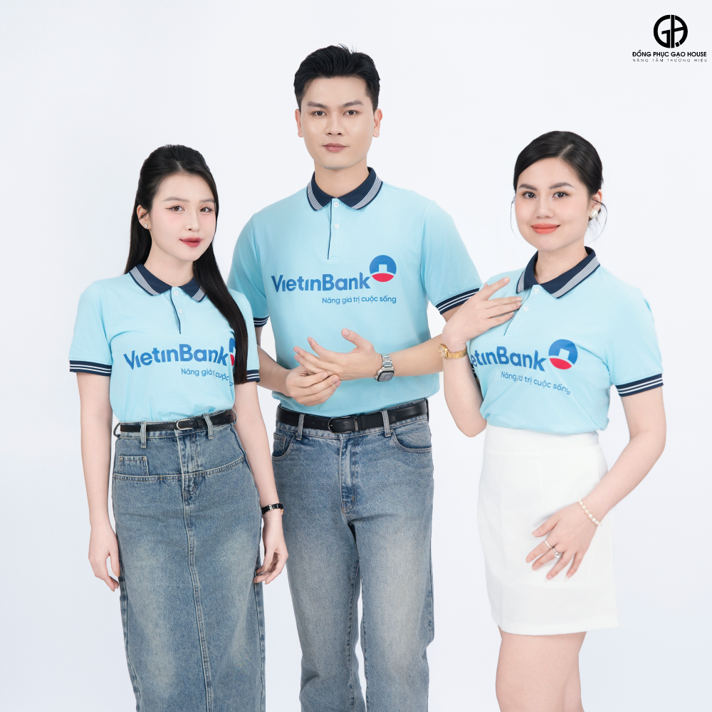 Áo đồng phục ngân hàng - Đồng Phục Gạo House - Công Ty TNHH Đầu Tư Thương Mại An Nhiên