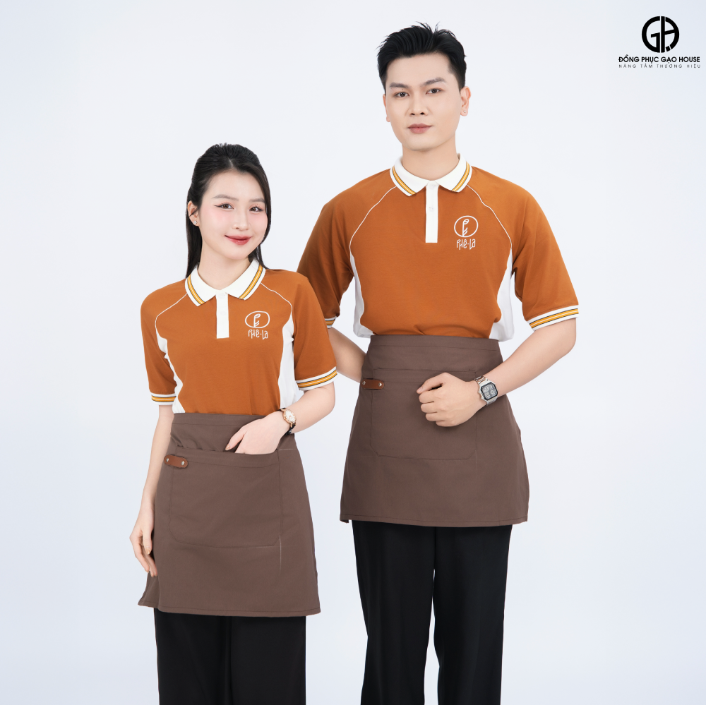 Áo đồng phục nhà hàng - Đồng Phục Gạo House - Công Ty TNHH Đầu Tư Thương Mại An Nhiên