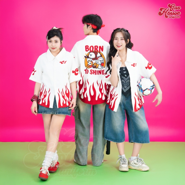 Áo lớp sơ mi - Đồng Phục Gạo House - Công Ty TNHH Đầu Tư Thương Mại An Nhiên