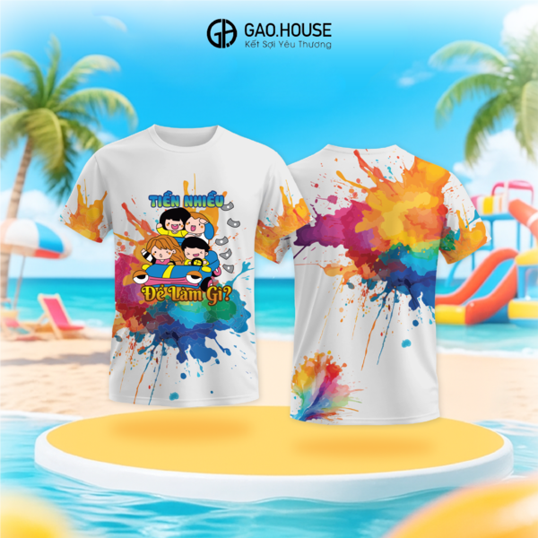 Áo thun 3D - Đồng Phục Gạo House - Công Ty TNHH Đầu Tư Thương Mại An Nhiên