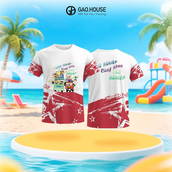 Áo thun 3D - Đồng Phục Gạo House - Công Ty TNHH Đầu Tư Thương Mại An Nhiên