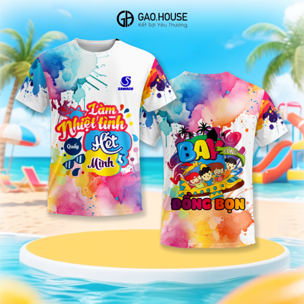 Áo thun 3D - Đồng Phục Gạo House - Công Ty TNHH Đầu Tư Thương Mại An Nhiên