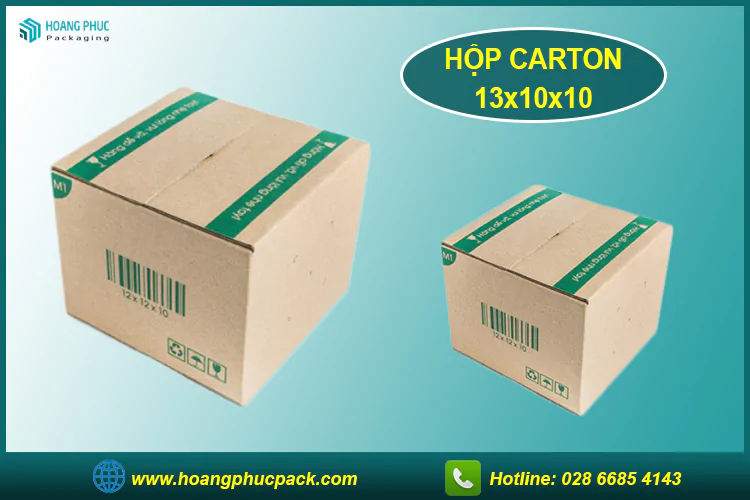 Hộp Carton 13x10x10
