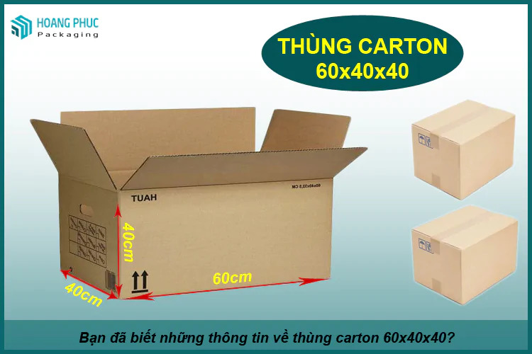 Thùng Carton 5 lớp 60x40x40