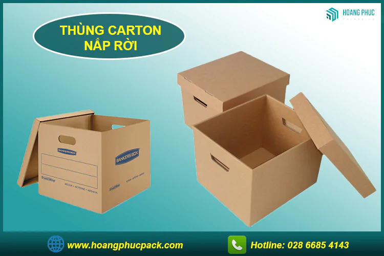 Thùng Carton nắp rời