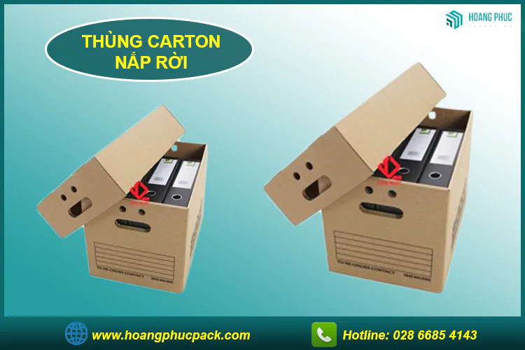 Thùng Carton nắp rời