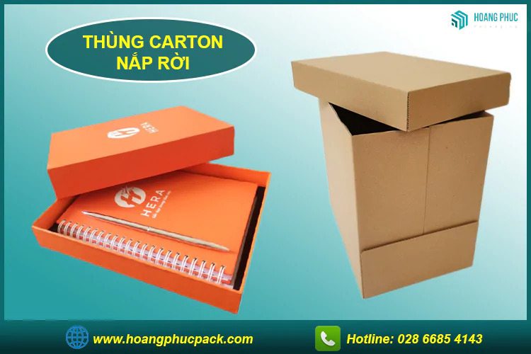 Thùng Carton nắp rời
