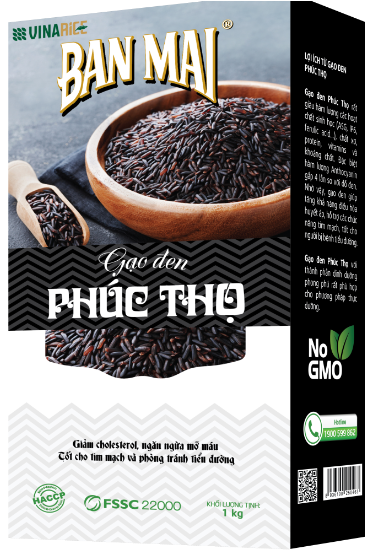 Gạo đen Mockup - Gạo Vinarice - Công Ty TNHH Lúa Gạo Việt Nam