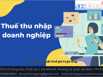 Tư vấn pháp luật thuế giá trị gia tăng - Công Ty TNHH Dịch Vụ Tư Vấn ACC Việt Nam - Thành Lập Công Ty - Kế Toán - Luật Sư
