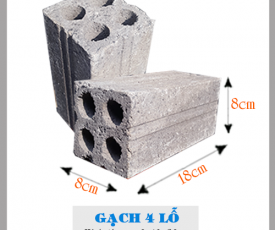 Gạch ống Block 8x18x18