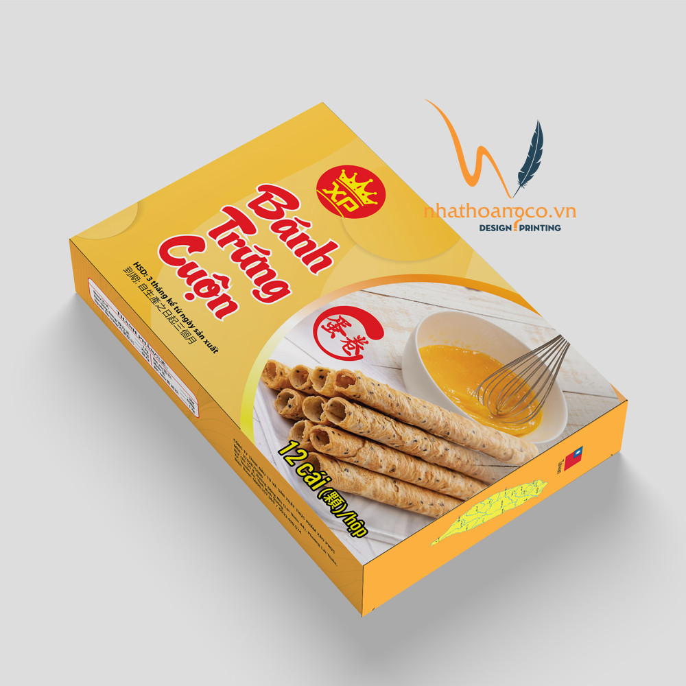 Logo bao bì bánh công ty Xảo Phúc Taiwan - In Ấn Nhật Hoàng - Công Ty TNHH In Ấn - Thiết Kế Nhật Hoàng