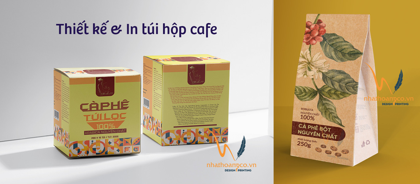 Thiết kế và in túi Coffee - In Ấn Nhật Hoàng - Công Ty TNHH In Ấn - Thiết Kế Nhật Hoàng