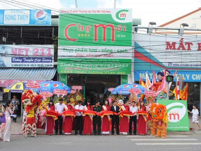 Dự án cửa hàng chợ mới - Bảng Hiệu Quảng Cáo Phan Gia - Công Ty TNHH Thương Mại Dịch Vụ Quảng Cáo Phan Gia