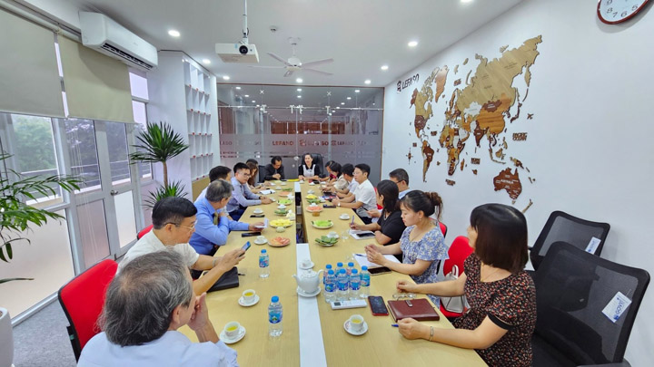 Buổi làm việc tại Hiệp hội Da - Giày -  Túi xách Việt Nam