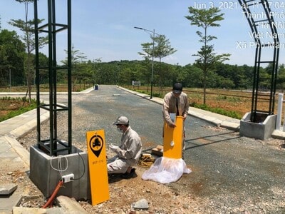 Barrier tại Quốc Oai - Cửa Cổng Tự Động Golden Việt - Công Ty Cổ Phần Golden Việt