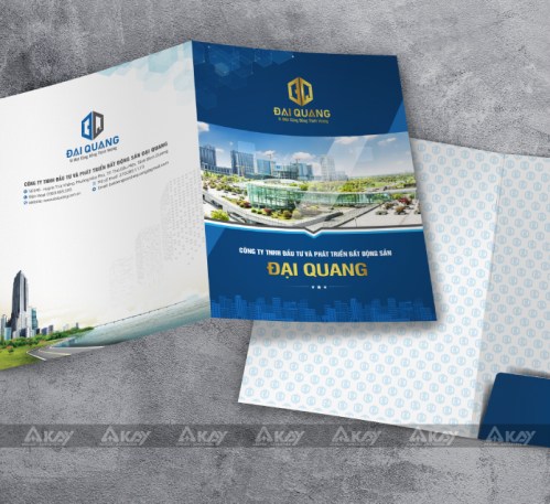 Folder công ty Đại Quang - Quảng Cáo Hồ Chí Minh - Công Ty TNHH DESIGN AKAY