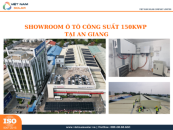 Dự án 150 kWp tại Toyota An Giang - Điện Năng Lượng Mặt Trời Việt Nam Solar - Công Ty TNHH Việt Nam Solar
