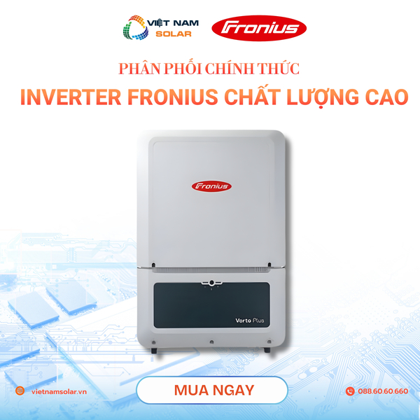 Bộ inverter Fronius - Điện Năng Lượng Mặt Trời Việt Nam Solar - Công Ty TNHH Việt Nam Solar