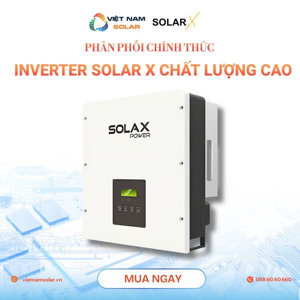 Bộ inverter Solarx - Điện Năng Lượng Mặt Trời Việt Nam Solar - Công Ty TNHH Việt Nam Solar