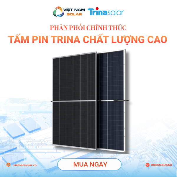 Tấm pin Trina - Điện Năng Lượng Mặt Trời Việt Nam Solar - Công Ty TNHH Việt Nam Solar