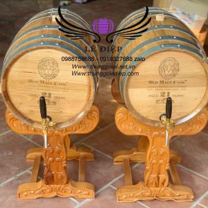 Thùng rượu gỗ sồi mỹ