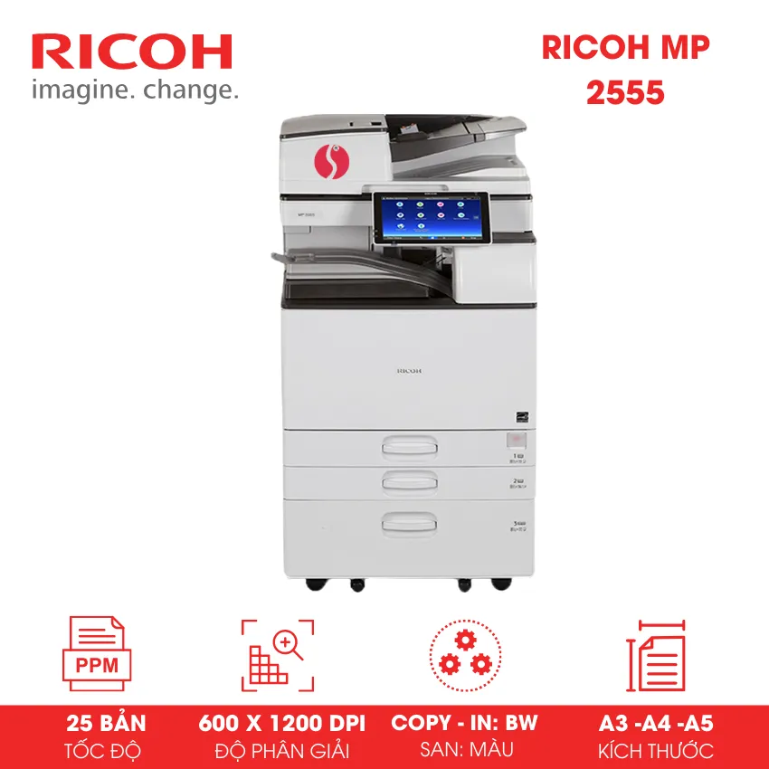 Máy Photocopy đen trắng Ricoh MP 2555