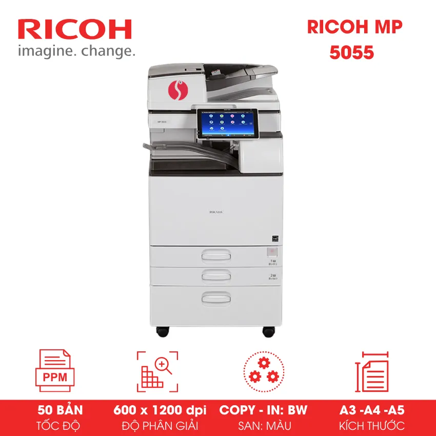 Máy Photocopy đen trắng Ricoh MP 5055