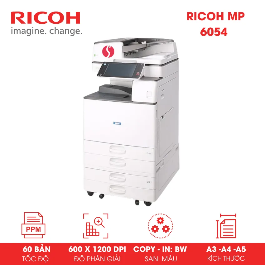 Máy Photocopy đen trắng Ricoh MP 6054