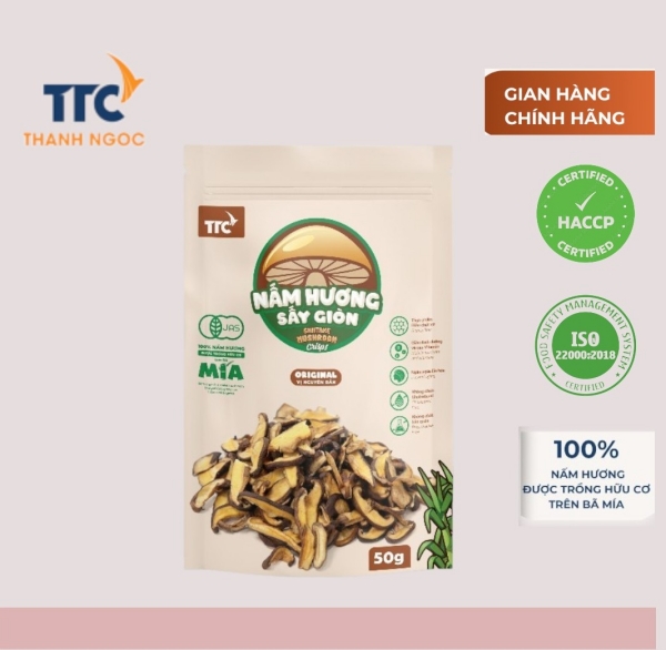 Nấm hương sấy giòn - Công Ty Cổ Phần Chè Thành Ngọc