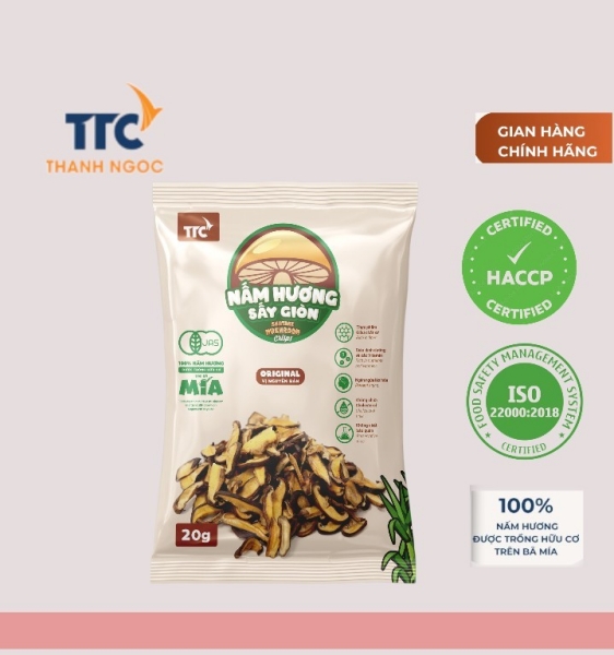Nấm hương sấy giòn - Công Ty Cổ Phần Chè Thành Ngọc