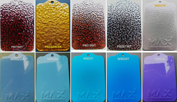 Bảng màu sơn - Bột Sơn Tĩnh Điện Max Powder Coatings - Công Ty TNHH Max Powder Coatings (VIET NAM)