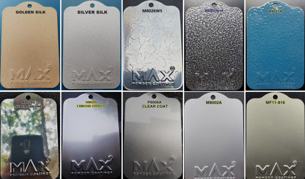 Bảng màu sơn - Bột Sơn Tĩnh Điện Max Powder Coatings - Công Ty TNHH Max Powder Coatings (VIET NAM)