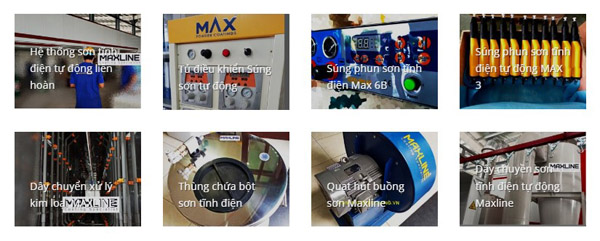 Dây chuyền sơn tĩnh điện Maxline - Bột Sơn Tĩnh Điện Max Powder Coatings - Công Ty TNHH Max Powder Coatings (VIET NAM)