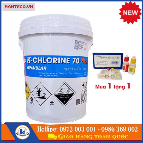 Hoá chất khử trùng K-Chlorine 70 Plus