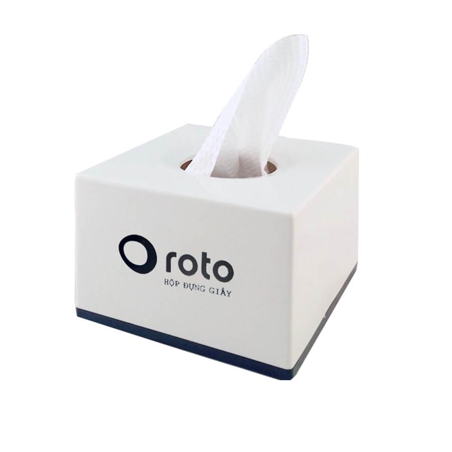 Hộp đựng khăn giấy rút Roto809W | RT809W - Thế Giới Giấy - Công Ty Cổ Phần Thế Giới Giấy