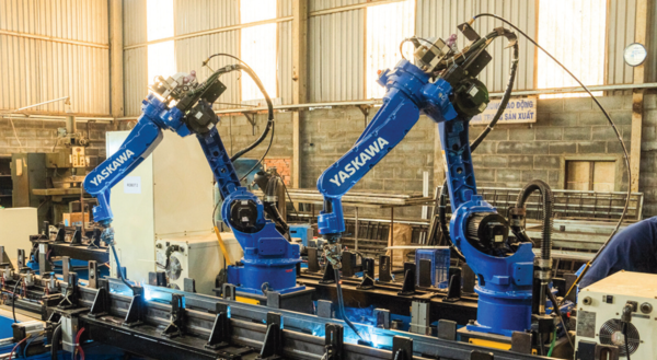 Robot hàn thang cáp - Thang Máng Cáp Bestray - Công Ty Cổ Phần Bestray