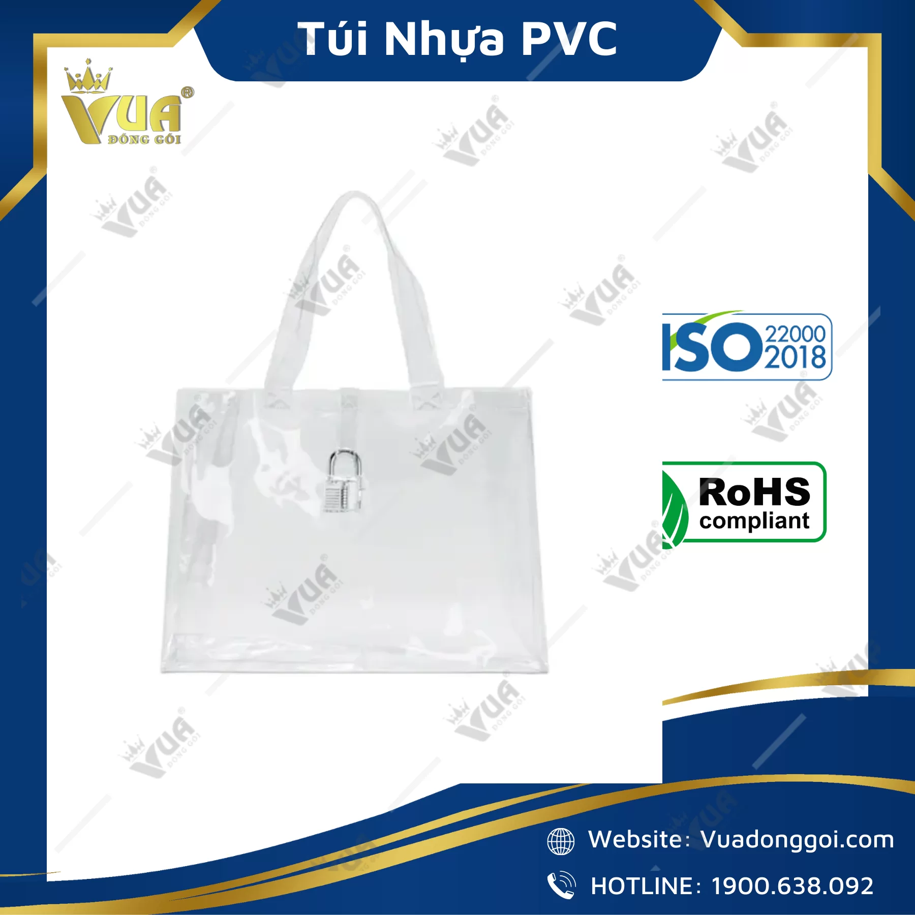 Túi PVC trong suốt - Vua Đóng Gói Việt Nam - Công Ty Cổ Phần Vua Đóng Gói Việt Nam